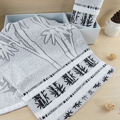 竹炭提花毛巾
